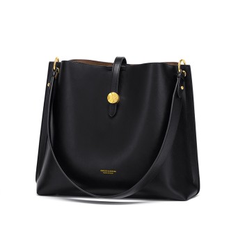 Leather women's bag CNOLES K104110B2296 Black