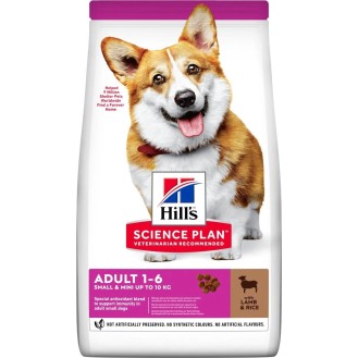 Hill's Science Plan Adult Small & Mini 1.5kg Dry Food for Adult Small Breed Dogs with Lamb