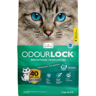 Odour Lock Calming Breeze Clumping Cat Litter 12kg