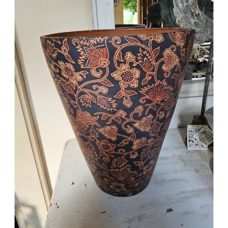 Ceramic Flower Print large size Vase