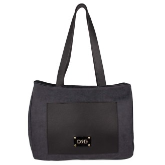 Large Black Shoulder Bag 