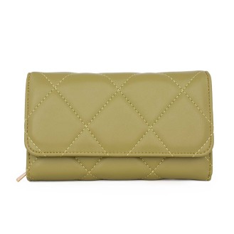 Women's green wallet