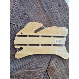 wooden bunny cutting board or platter 