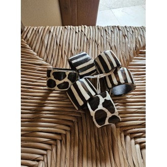 Set of Animal Ivory Napkin Rings