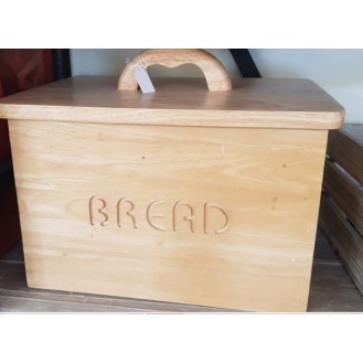 Country Style Large Wood Bread Box