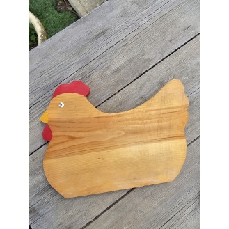 Chicken Wooden Shape Board