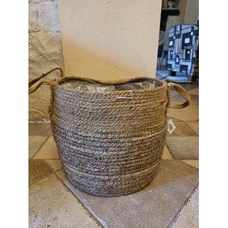 Woven Basket Planter Straw with lining