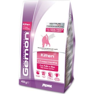 Gemon Kitten 1-7 Months Dry Food for Juvenile Cats with Chicken 400gr