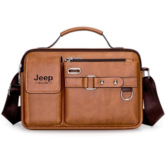 Khaki  Pu leather shoulder bag JEP1202
