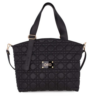 Black women's shoulder bag 25130-1214-BL