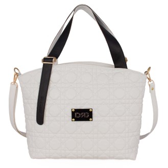 White women's shoulder bag 25130-1214-WH