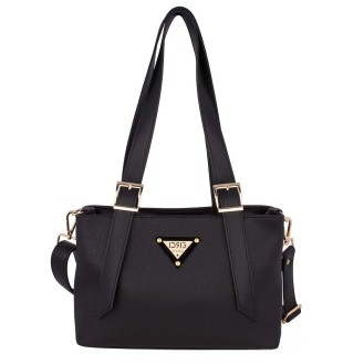 Black women's shoulder bag 25131-1212-BL