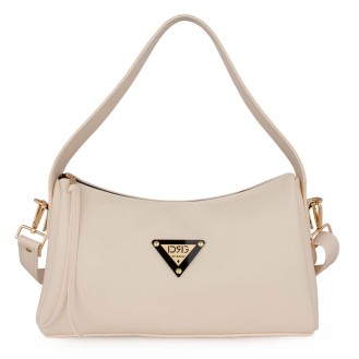 Beige women's shoulder bag  25132-1211-BE