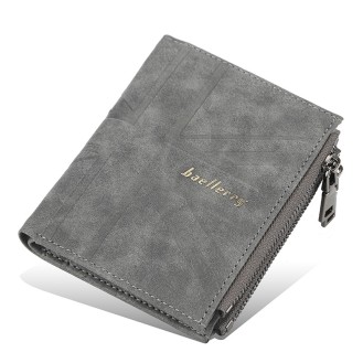Men's zippered wallet BAELLERRY DR056 Light gray