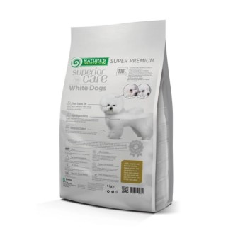 NATURES PROTECTION SUPERIOR CARE dry food  adult small and mini breed dogs with white coat, with lamb 4kg