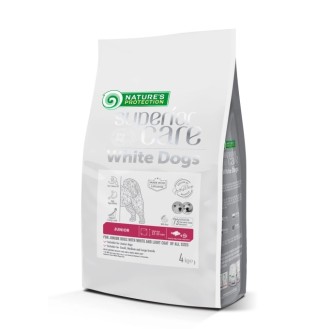 NATURES PROTECTION SUPERIOR CARE  white fish for growing dogs  with white coat with rice 4kg 