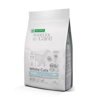 NATURES PROTECTION SUPERIOR CARE White Cats Grain Free Herring Adult All Breeds, dry grain free 7KG