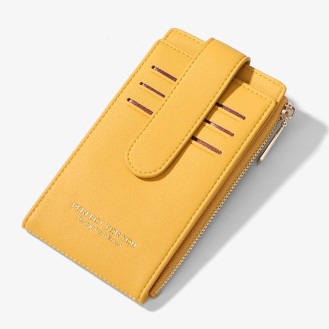 Women's card wallet WEICHEN SKL-008 Yellow