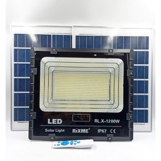 Professional Solar LED Floodlight Rixme 1200W IP67