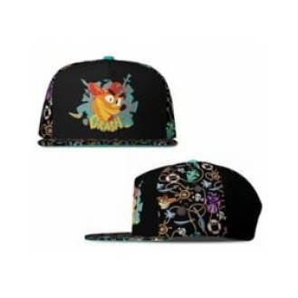 PREMIUM PATTERN SNAPBACK CRASH BANDICOOT