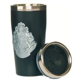 Paladone Harry Potter Hogwarts Travel Mug with Metal Badge