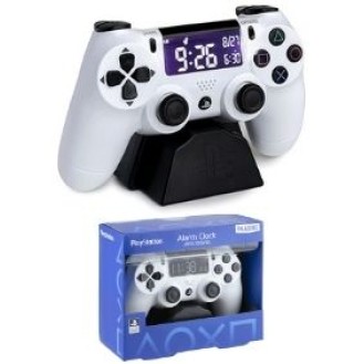 PALADONE PLAYSTATION WHITE CONTROLLERS ALARM CLOCK