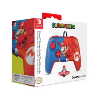 PDP WIRED CONTROLLER BLUE & RED (SUPER MARIO)