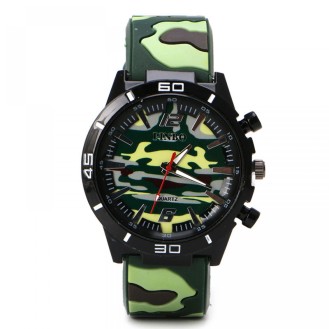 Pinbo Quartz Military Watch Light Green