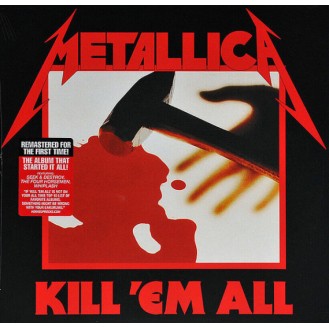 Metallica ‎– Kill 'Em All (Vinyl, LP, Album, Misprint, Reissue, Remastered)