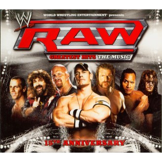 Various ‎– WWE Raw Greatest Hits: The Music 15th Anniversary (CD, Compilation, Cardsleeve)