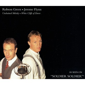 Robson Green • Jerome Flynn ‎– Unchained Melody / White Cliffs Of Dover (CD, Single)