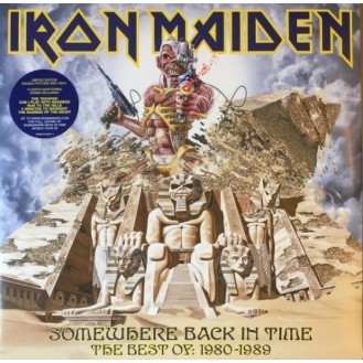 Iron Maiden ‎– Somewhere Back In Time - The Best Of: 1980-1989 (2 × Vinyl, LP, Compilation, Limited Edition, Picture Disc, Reissue, Gatefold)