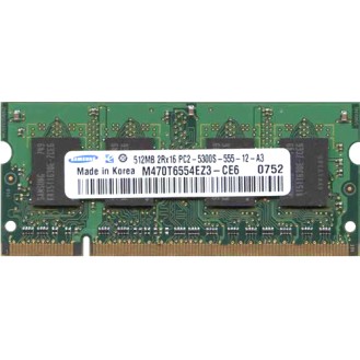 SAMSUNG 512MB DDR2 RAM 2RX16 PC2-5300