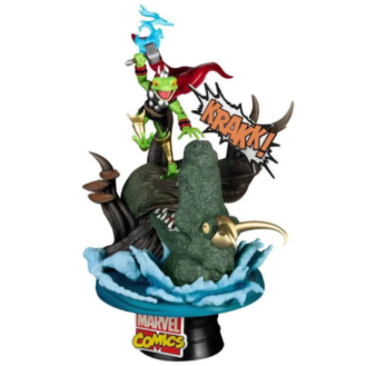 Beast Kingdom D-Stage Marvel Comics - Throg Diorama (15cm)