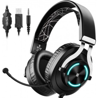 EKSA® E3000 Superior Stereo Sound Gaming Headset Black